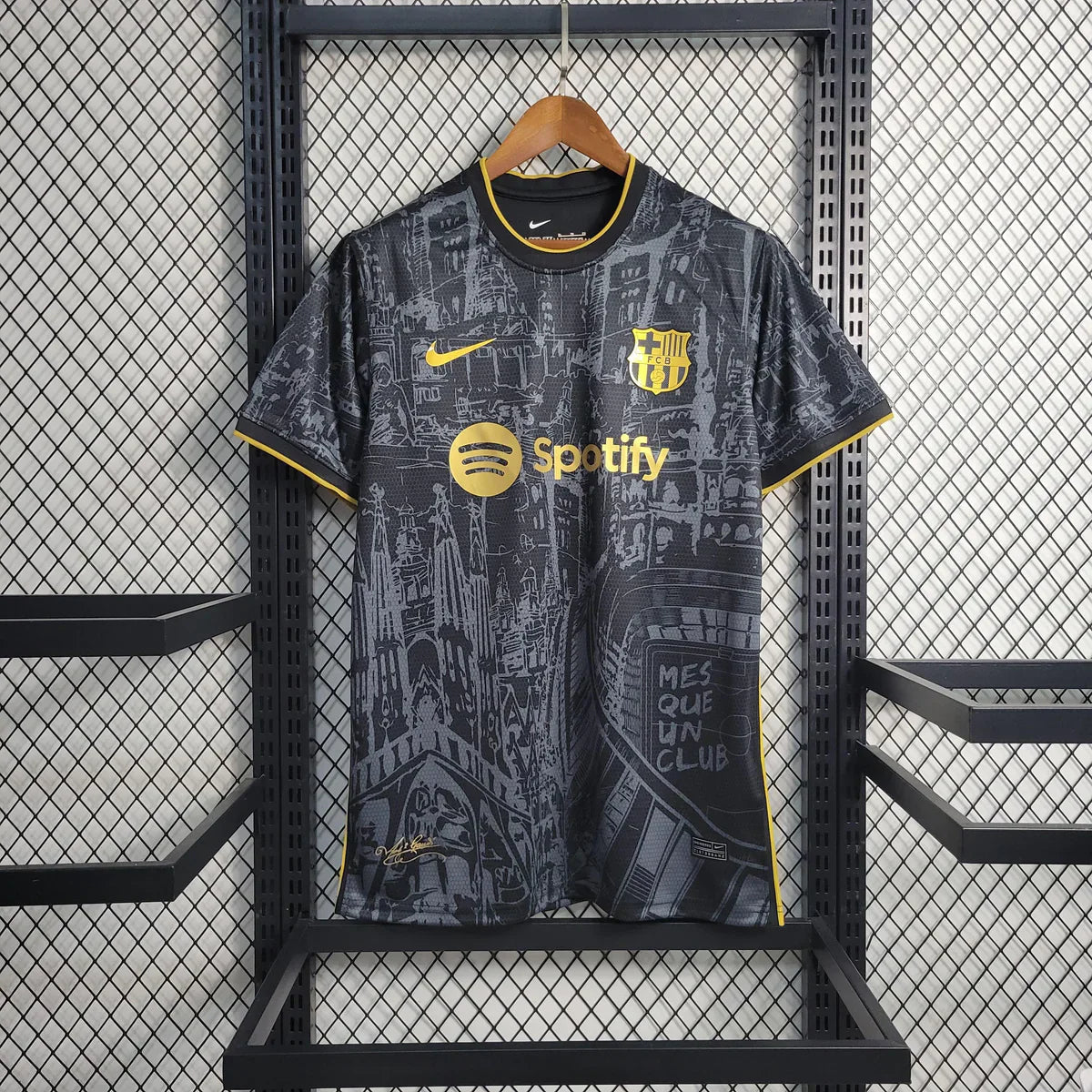 Barcelona Black Cityscape Jersey