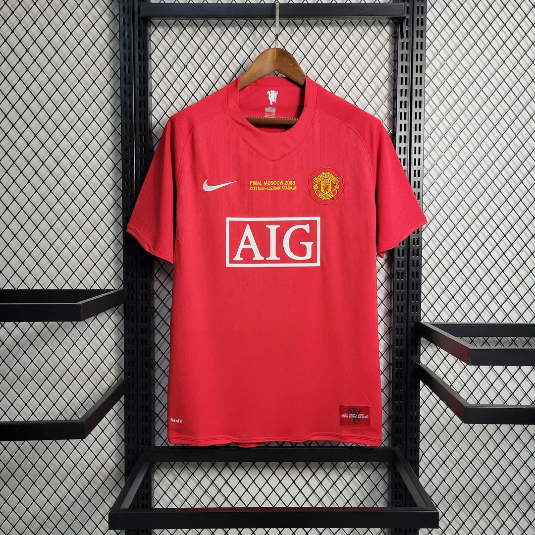 Manchester United 2007/2008 Home Champions League Jersey